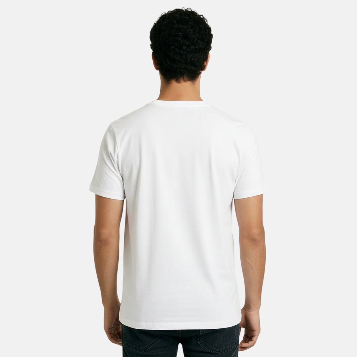 T-shirt manches courtes, col rond TEE TIME blanc, ELLESSE