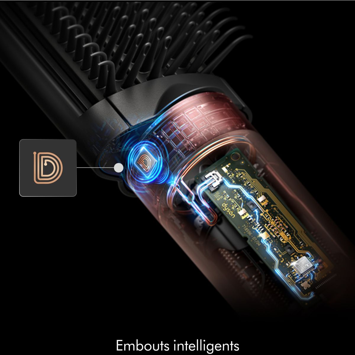 Fer multistyle Airwrap Co-anda 2x cheveux raides à ondulés Céramique Abricot couleur unique, DYSON