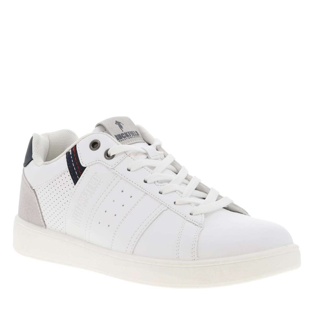 Baskets talon plat blanc, RUCKFIELD