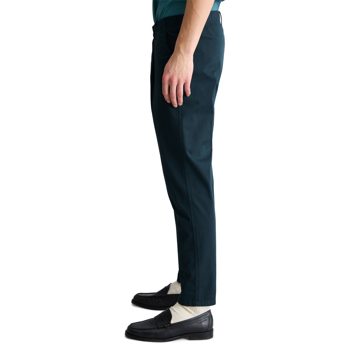 Chino modèle Anders regular en coton bio mélangé bleu foncé, MARC O’POLO DENIM