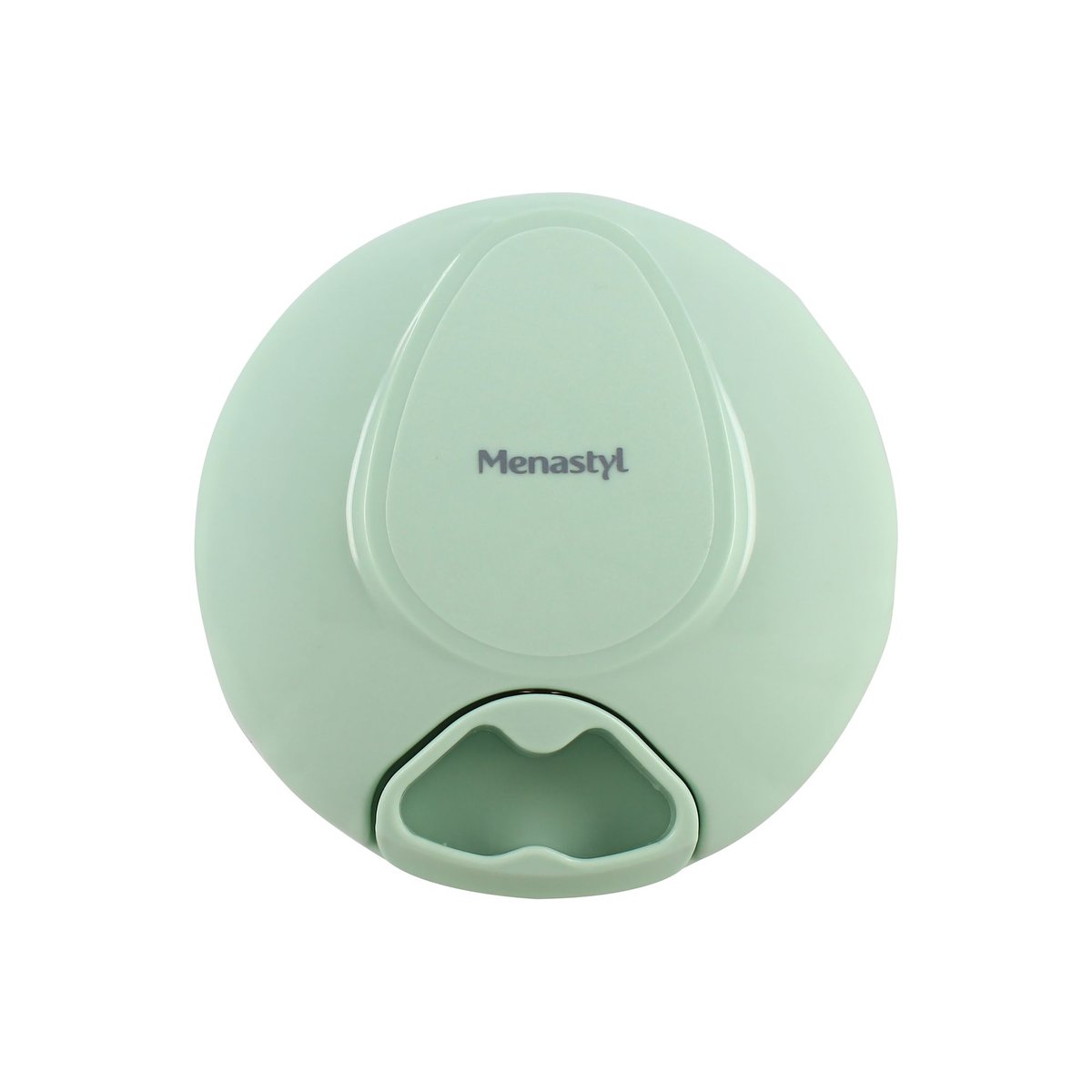 Mini hachoir rapide en polypropylène blanc-inox-transparent, MENASTYL