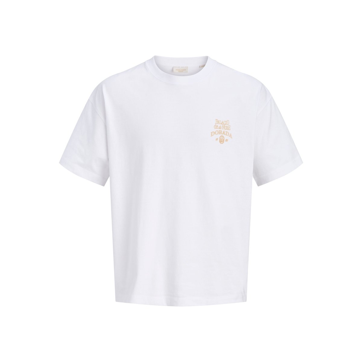 T-Shirt bright white 1, JACK & JONES