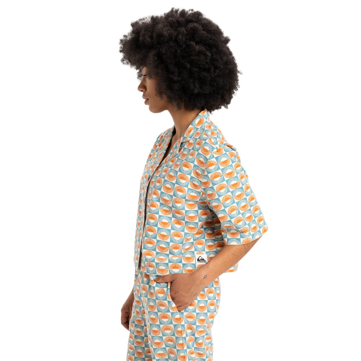 Chemise à manches courtes DAD bleu brittanyblueflorever, QUIKSILVER