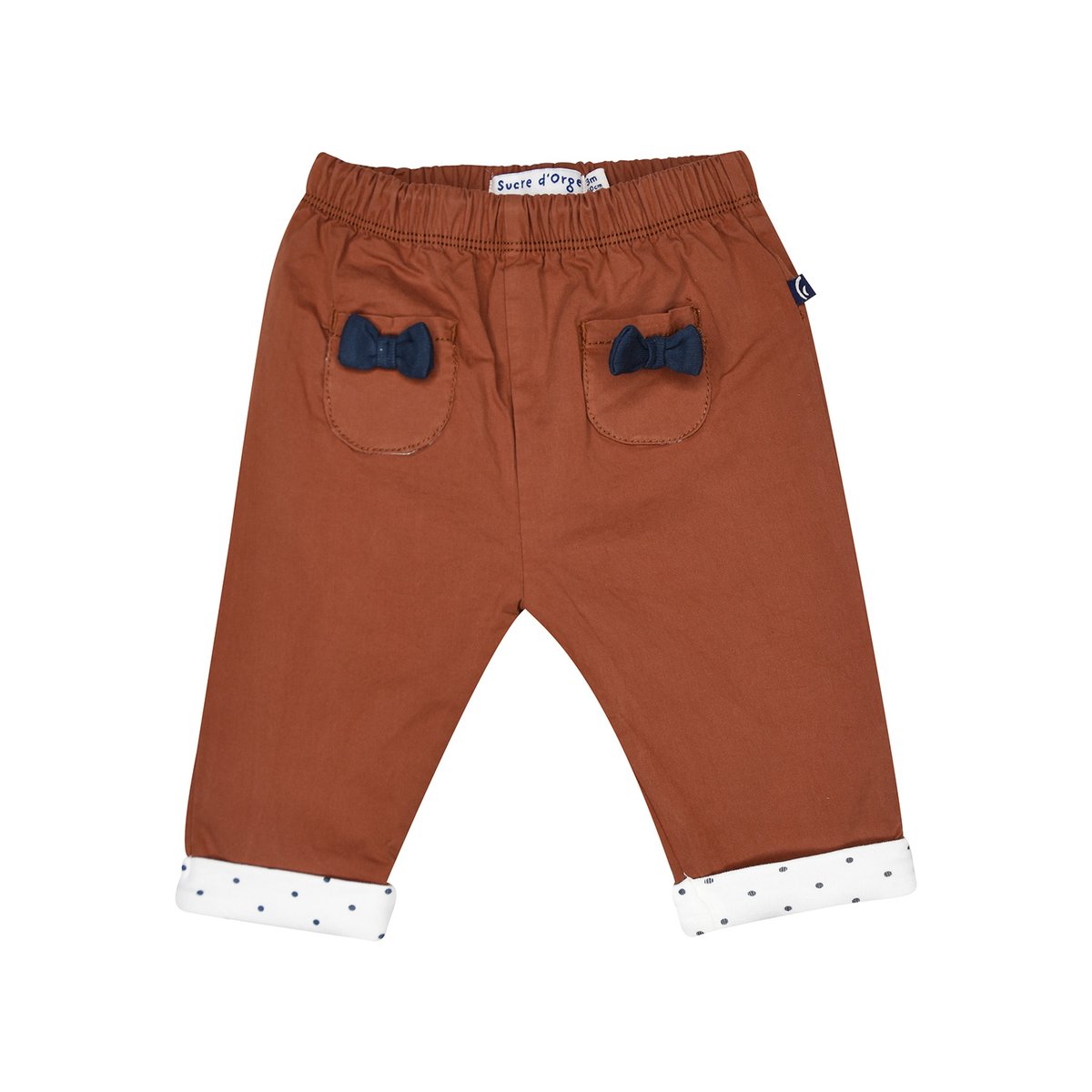 Tunique bebe maille + pantalon fadilla blanc, SUCRE D'ORGE