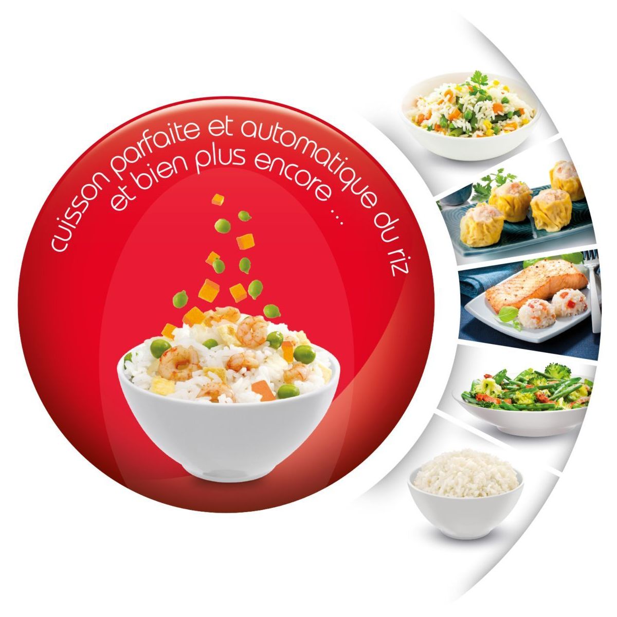 Cuiseur riz MK123D10 Easy rice couleur unique, MOULINEX