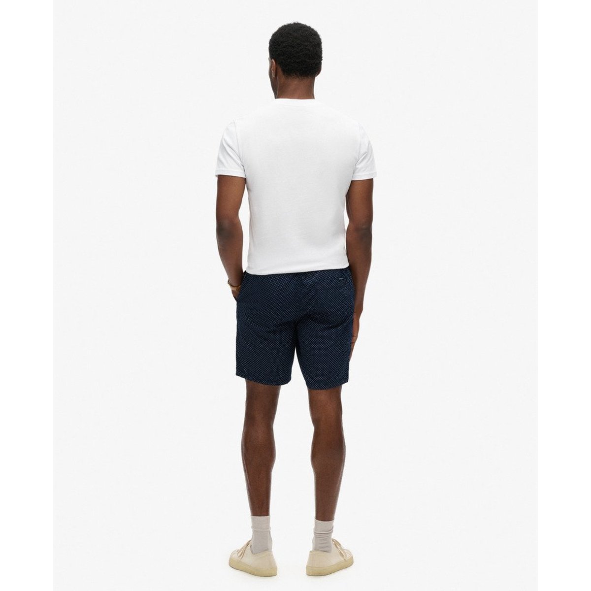 Bermuda indigo à pois pois bandana indigo, SUPERDRY