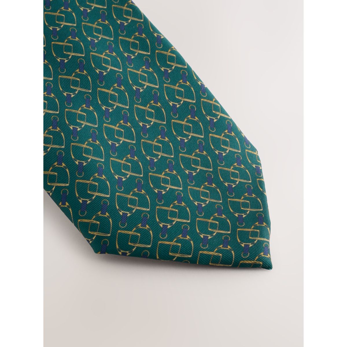 Cravate à motif hippisme vert, NEXT