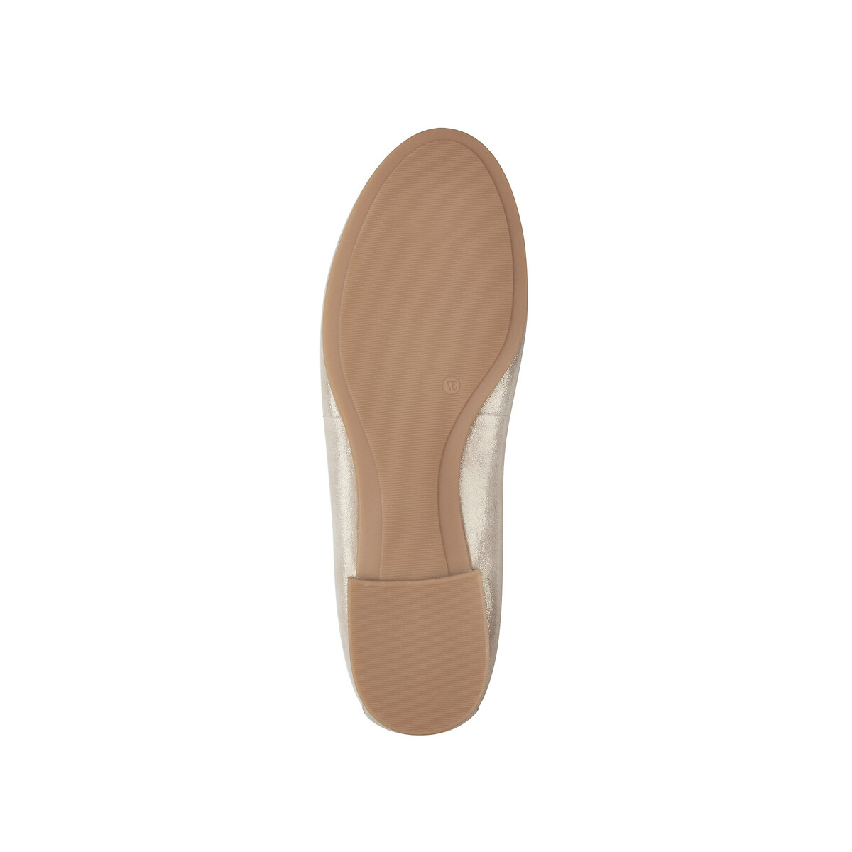 Ballerines en cuir champagne, TAMARIS
