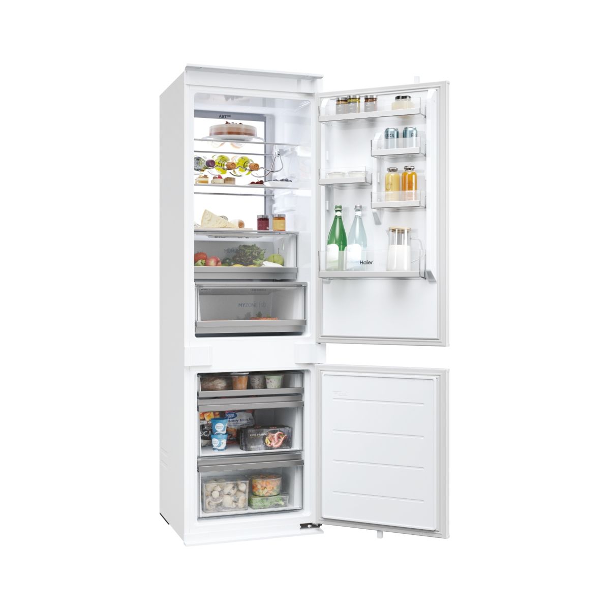 Réfrigérateur combiné encastrable HBW7518C couleur unique, HAIER
