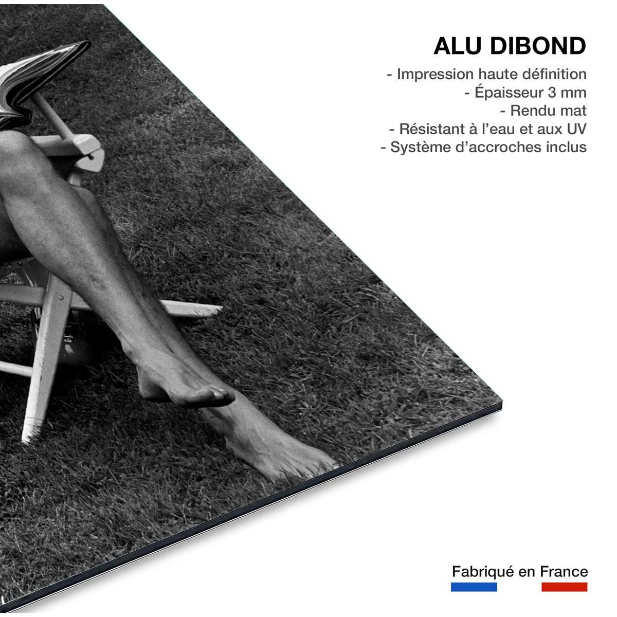 Photo célébrité Paul Newman relax tableau alu dibond, HEXOA