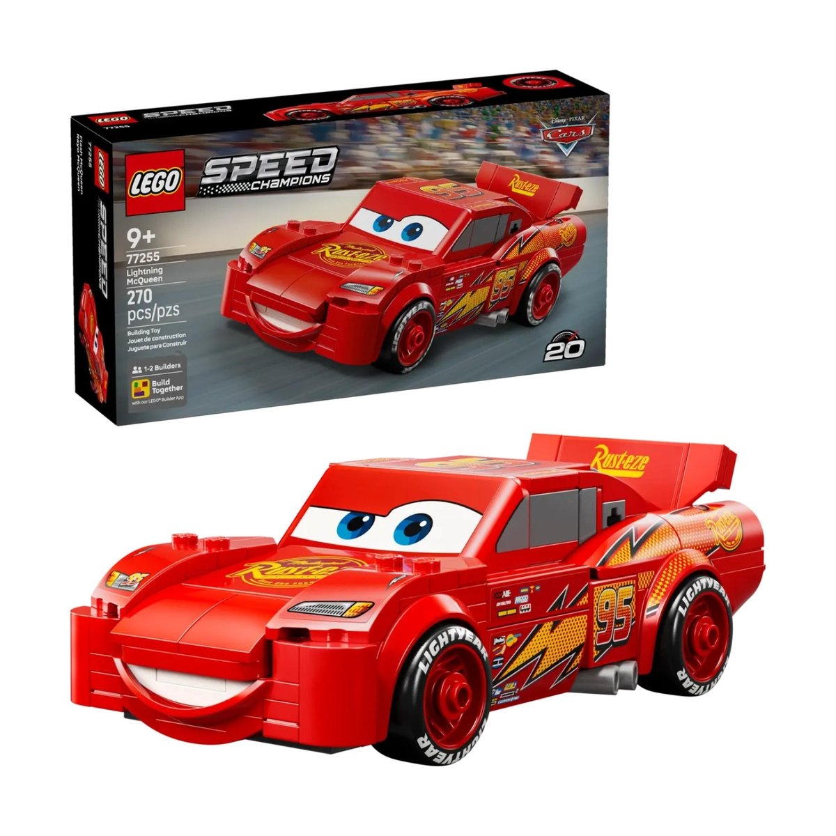 Disney Flash McQueen rouge, LEGO