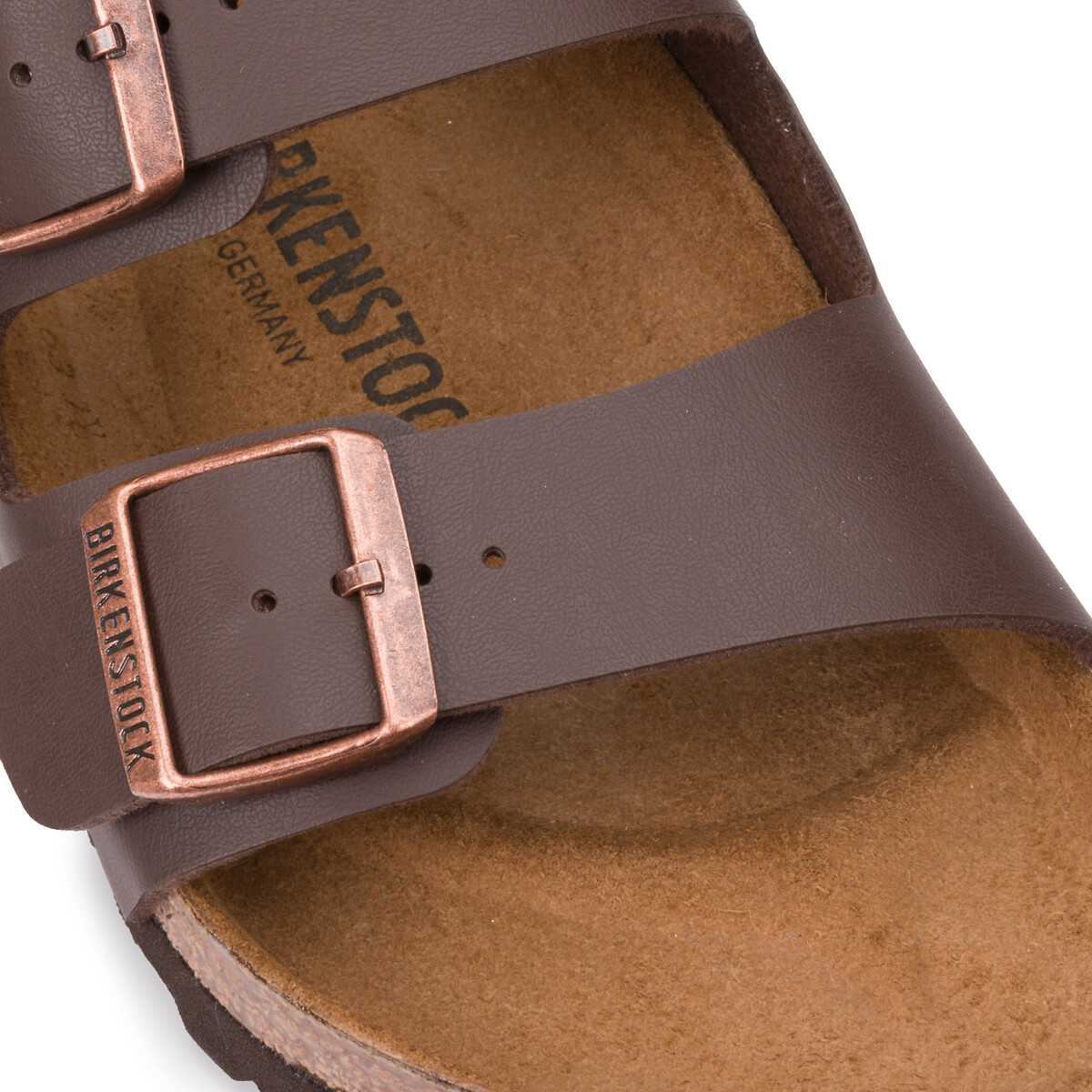 Sandali Milano con cinturino posteriore marrone scuro, BIRKENSTOCK