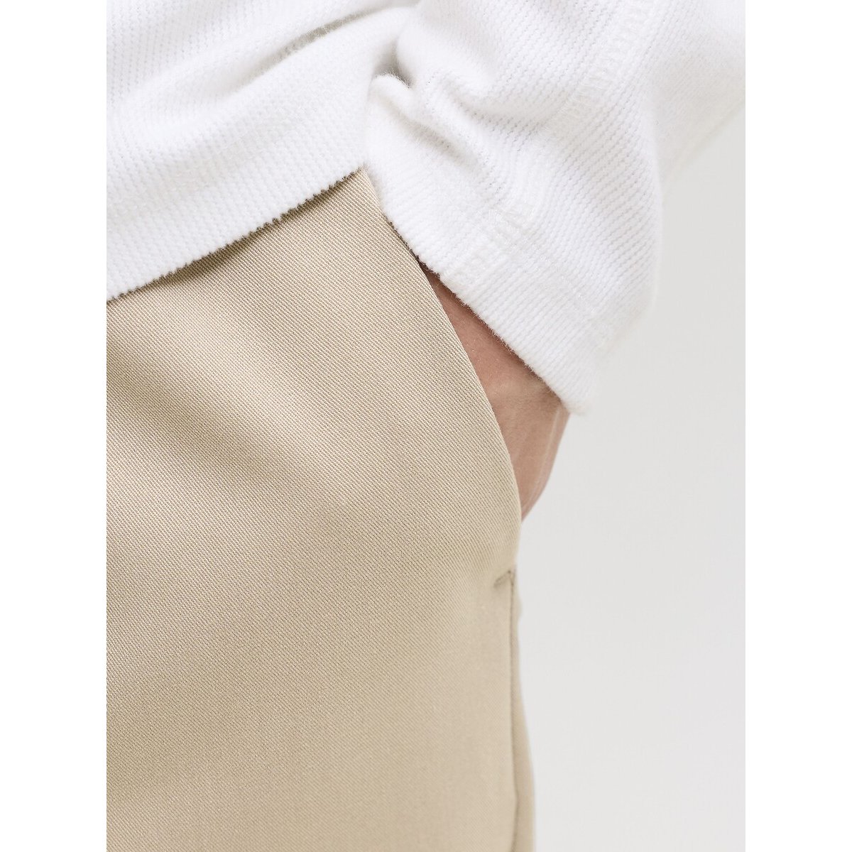 Woven Drawstring Chinos beige, JACK & JONES