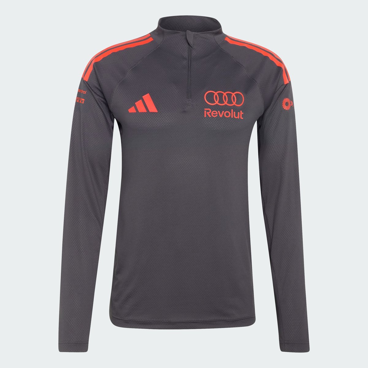 Pull Zip 1/4 Mécanicien Audi Revolut F1 Team Pull Zip 1/4 Mécanicien Audi Revolut F1 Team utility black / hi-res red, adidas Performance