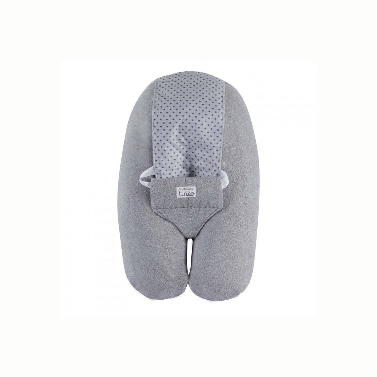 Coussin Multirelax éponge microfibre gris, TINEO