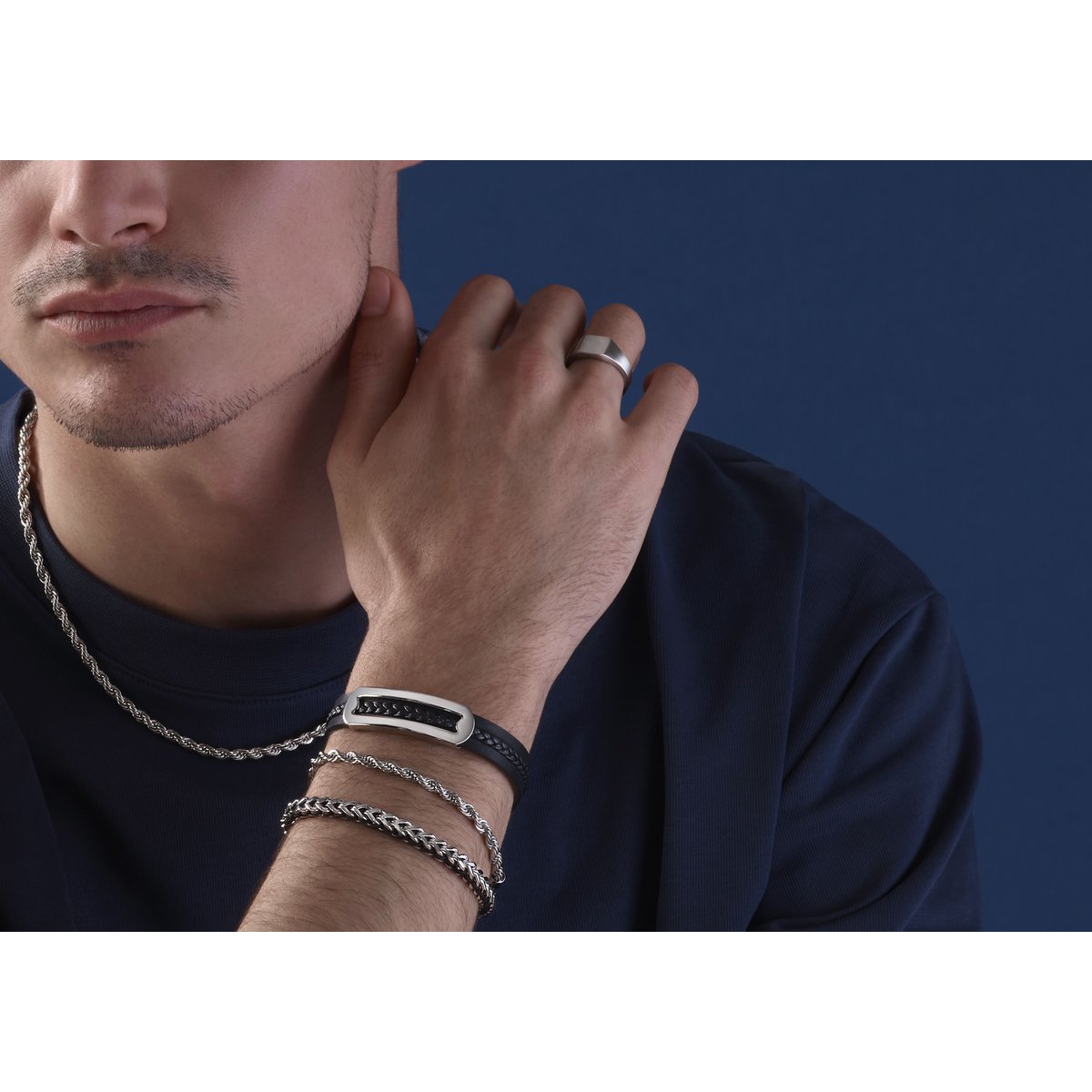 BRACELET SECTOR BASIC - SZS147 acier inoxydable, SECTOR