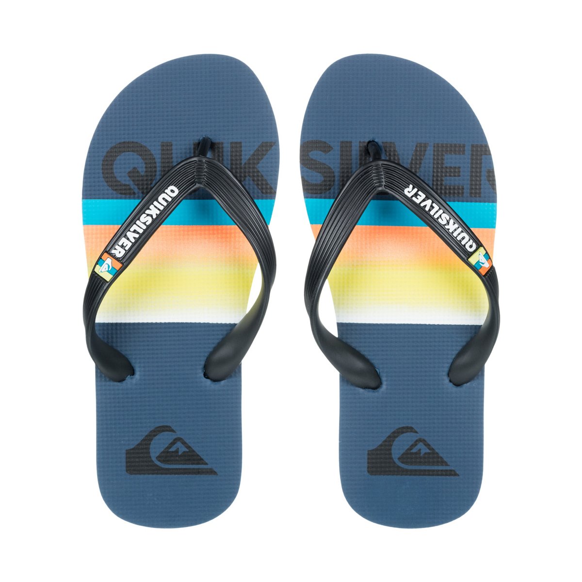 Tongs MOLOKAI SLAB multi black/blue/blue, QUIKSILVER