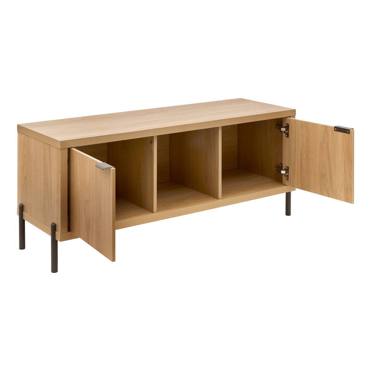 Meuble TV rectangulaire avec portes ALVO beige, 5FIVE SIMPLY SMART