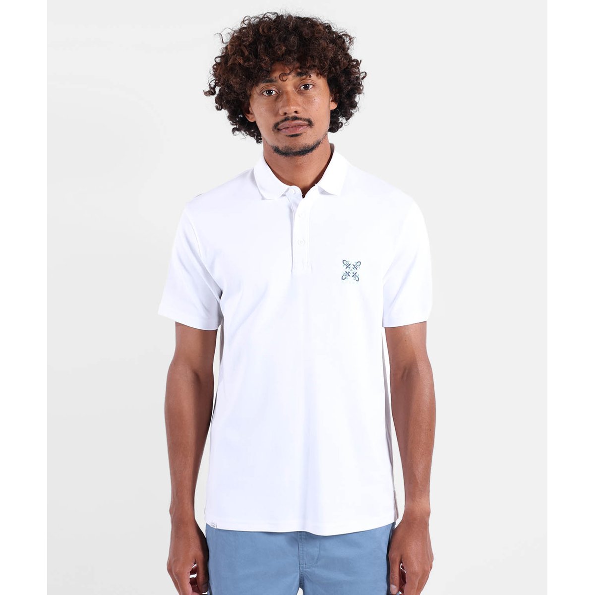 Polo manches courtes REST white, OXBOW
