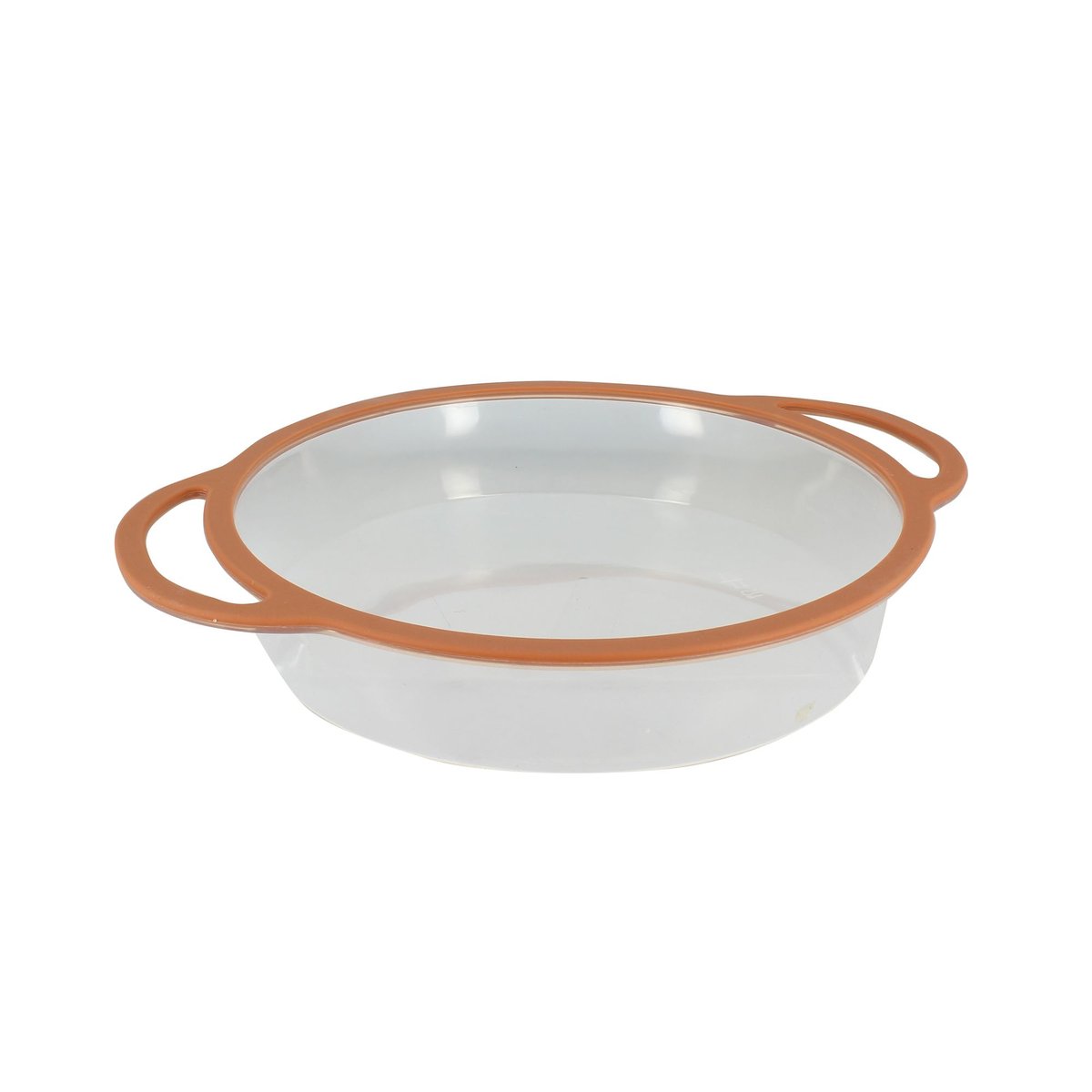 Moule à manqué 24,5cm en silicone et acier carbone, MADY orange-transparent, MENASTYL