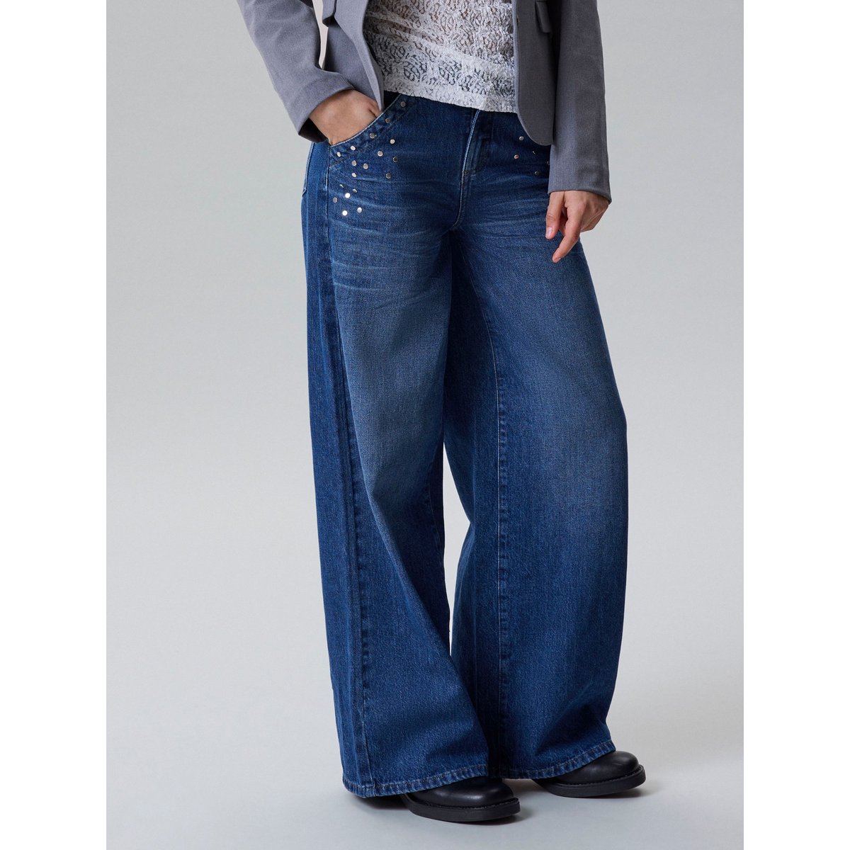 Jean bleu - dark blue denim1, NAME IT