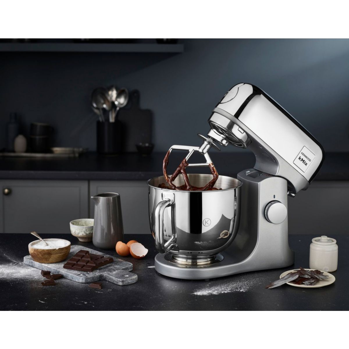 Robot pâtissier kMix KMX760CH chromé, KENWOOD