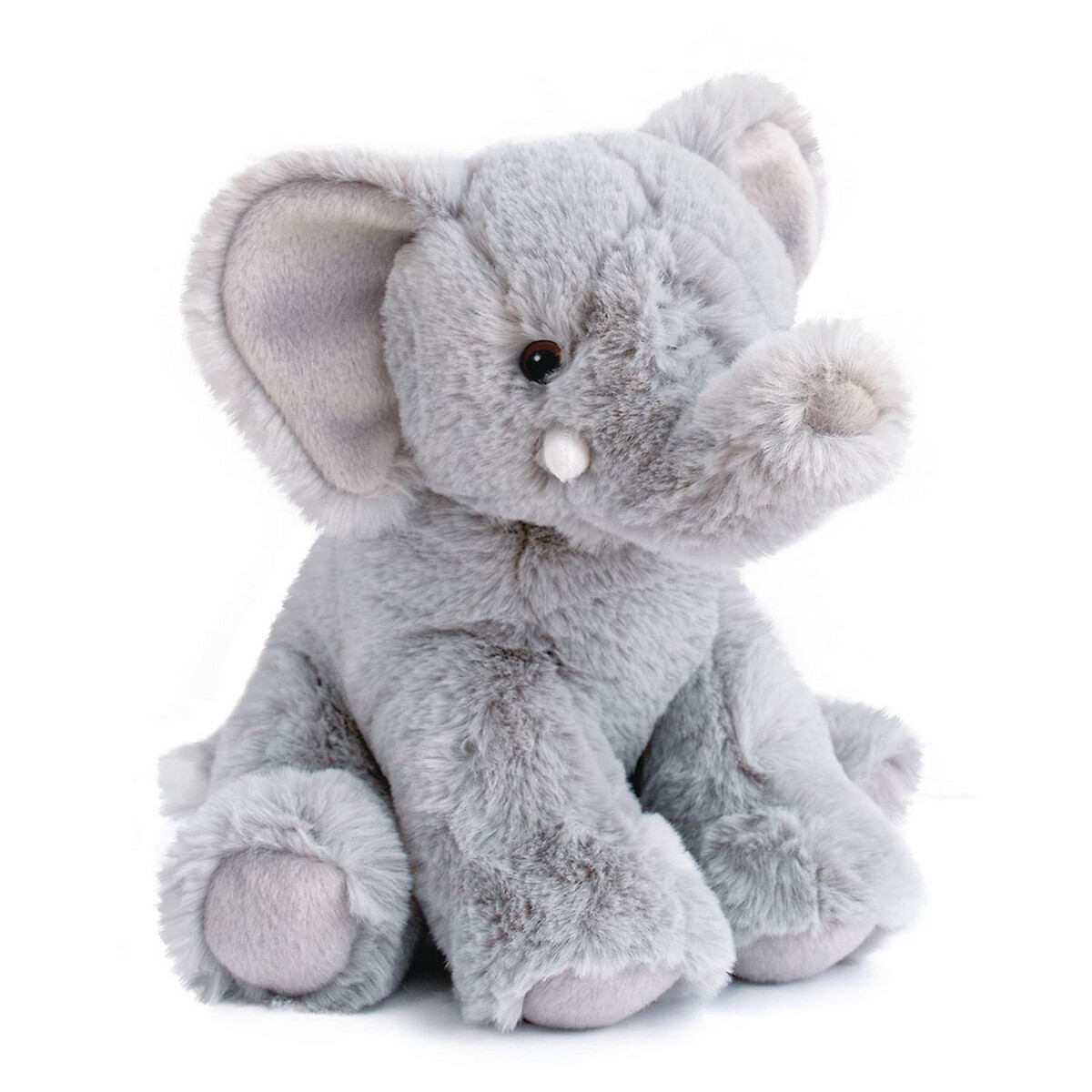 Peluche grand espace elephant'dou 25 cm gris, HISTOIRE D'OURS