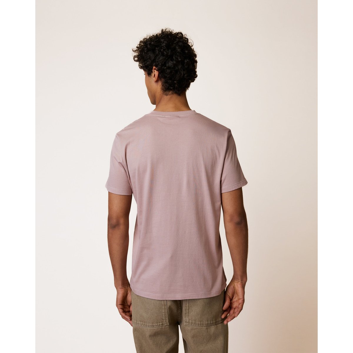T-shirt en maille mauve, FAGUO