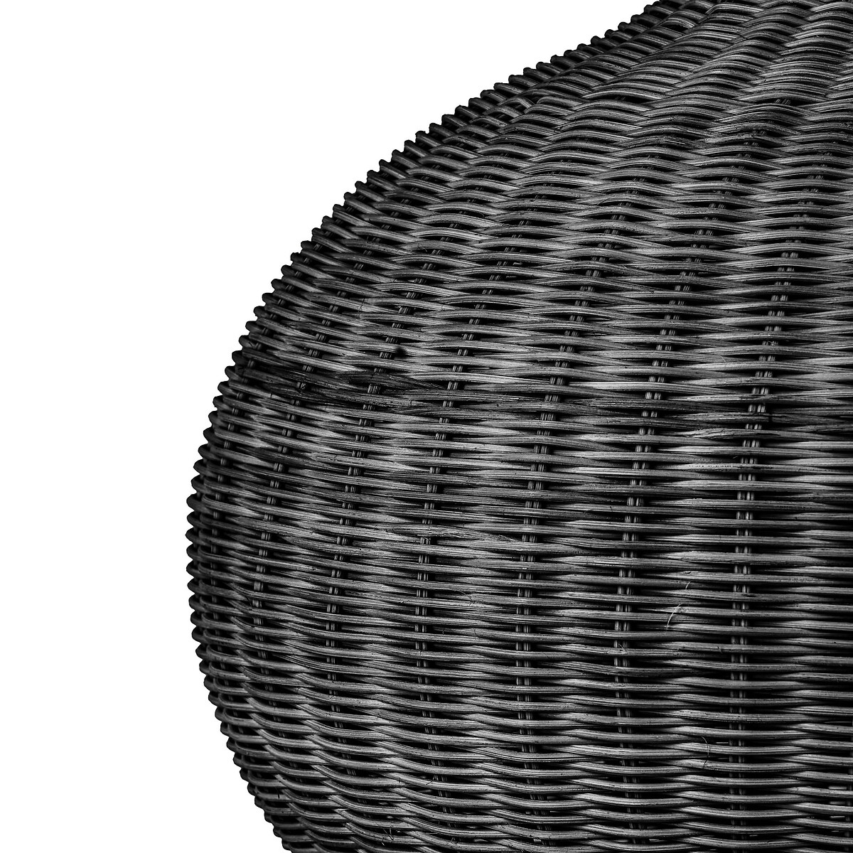 Amelia Rattan Drop Pendant Light black, ÉDITÉ