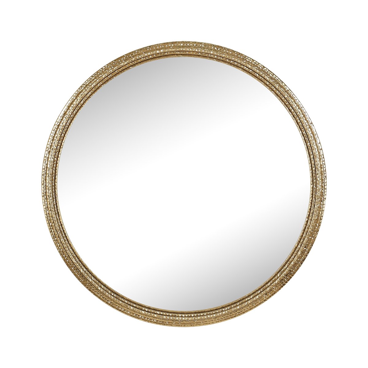 Miroir métal diam 80cm or, EMDE