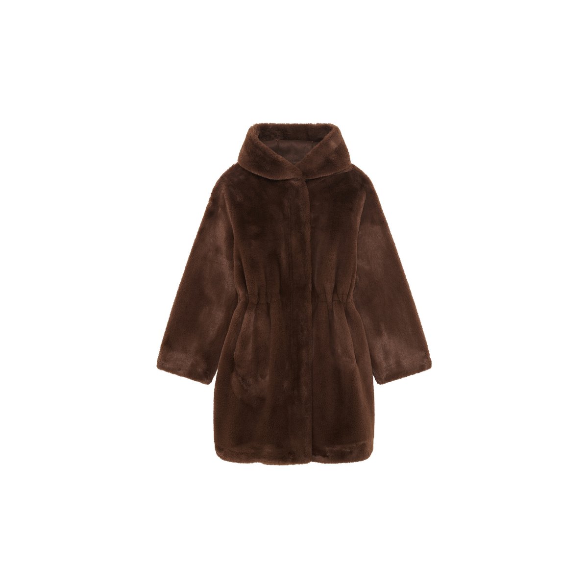 Manteau Gapuchon marron chocolat femme marron chocolat, CAROLL