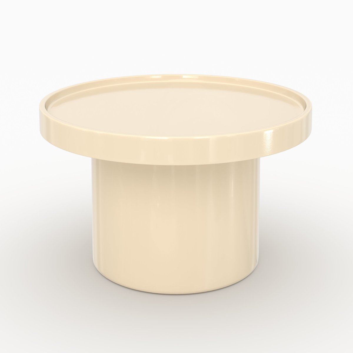 Table d'appoint Nora D50 cm - NORA blanc, MAISON PAVANE