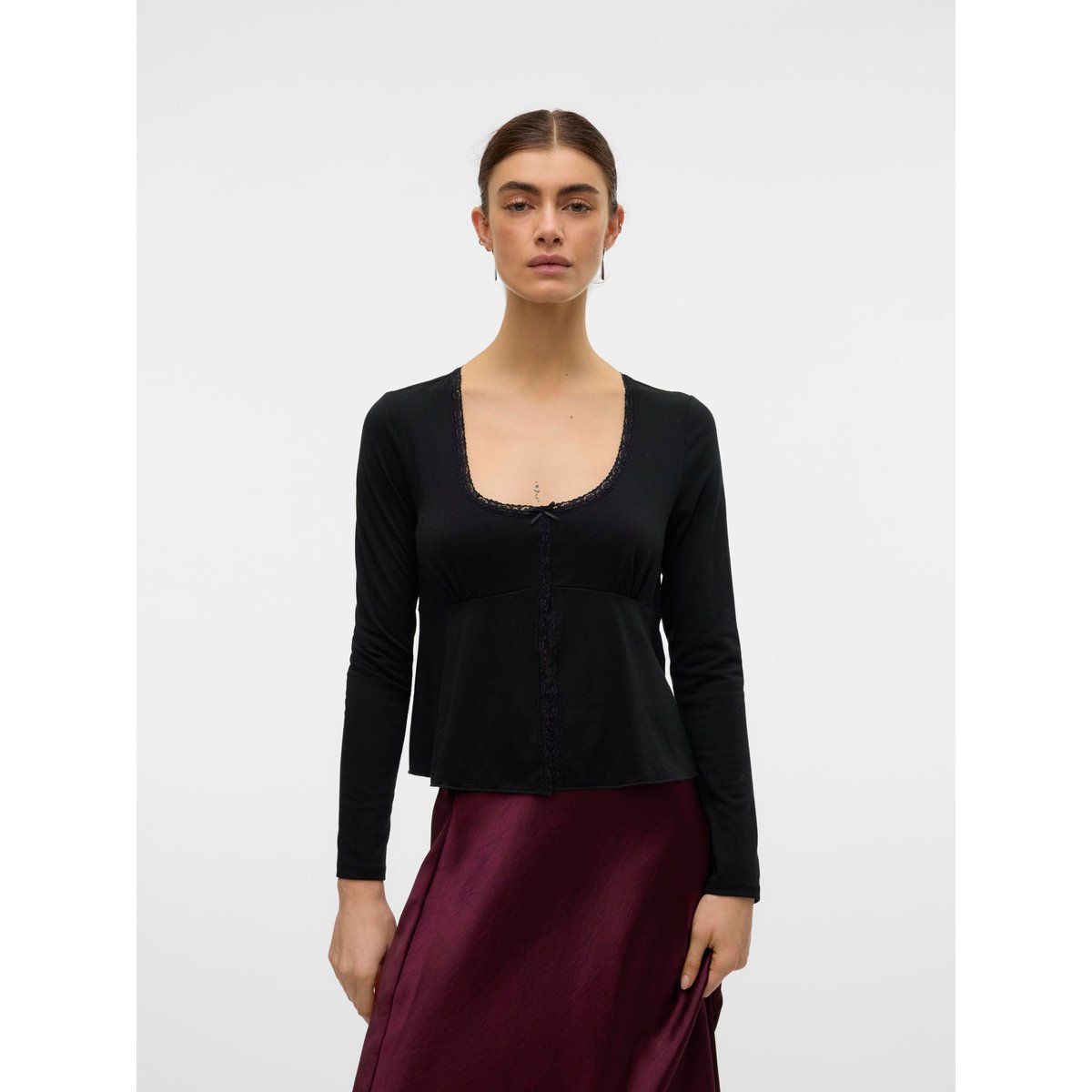 Top noire - black, VERO MODA