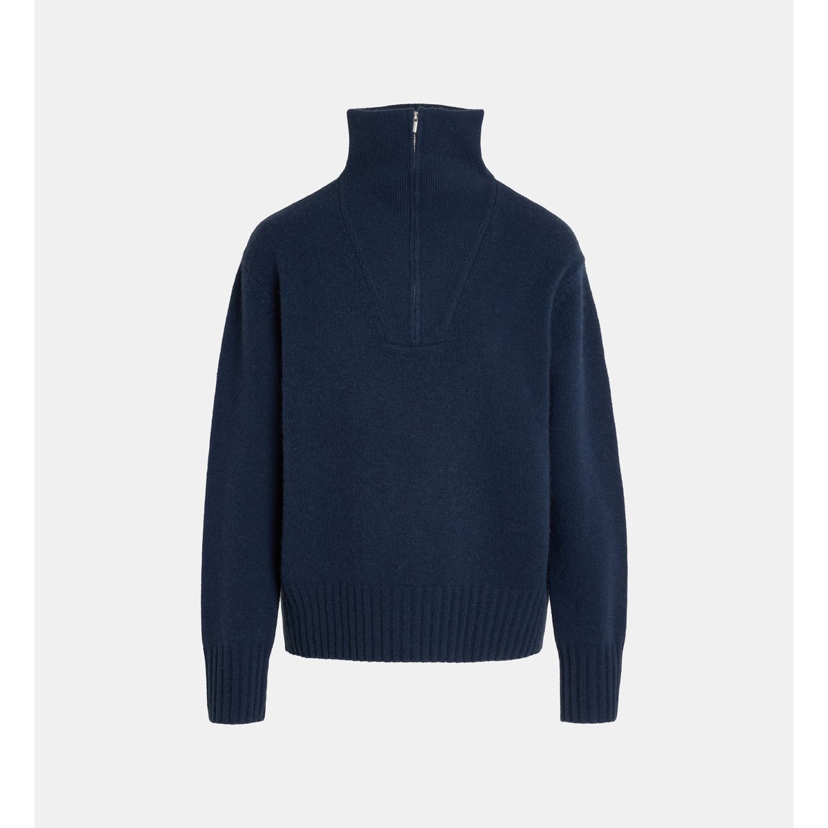 Pull droit floyd col camionneur cachemire bleu marine, GALERIES LAFAYETTE
