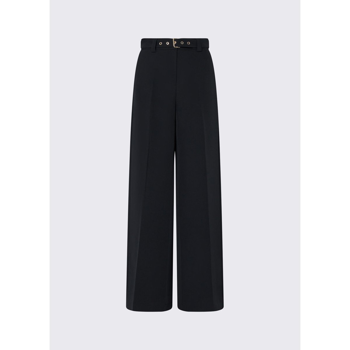 Pantalon wide-leg avec ceinture noir, LIU JO