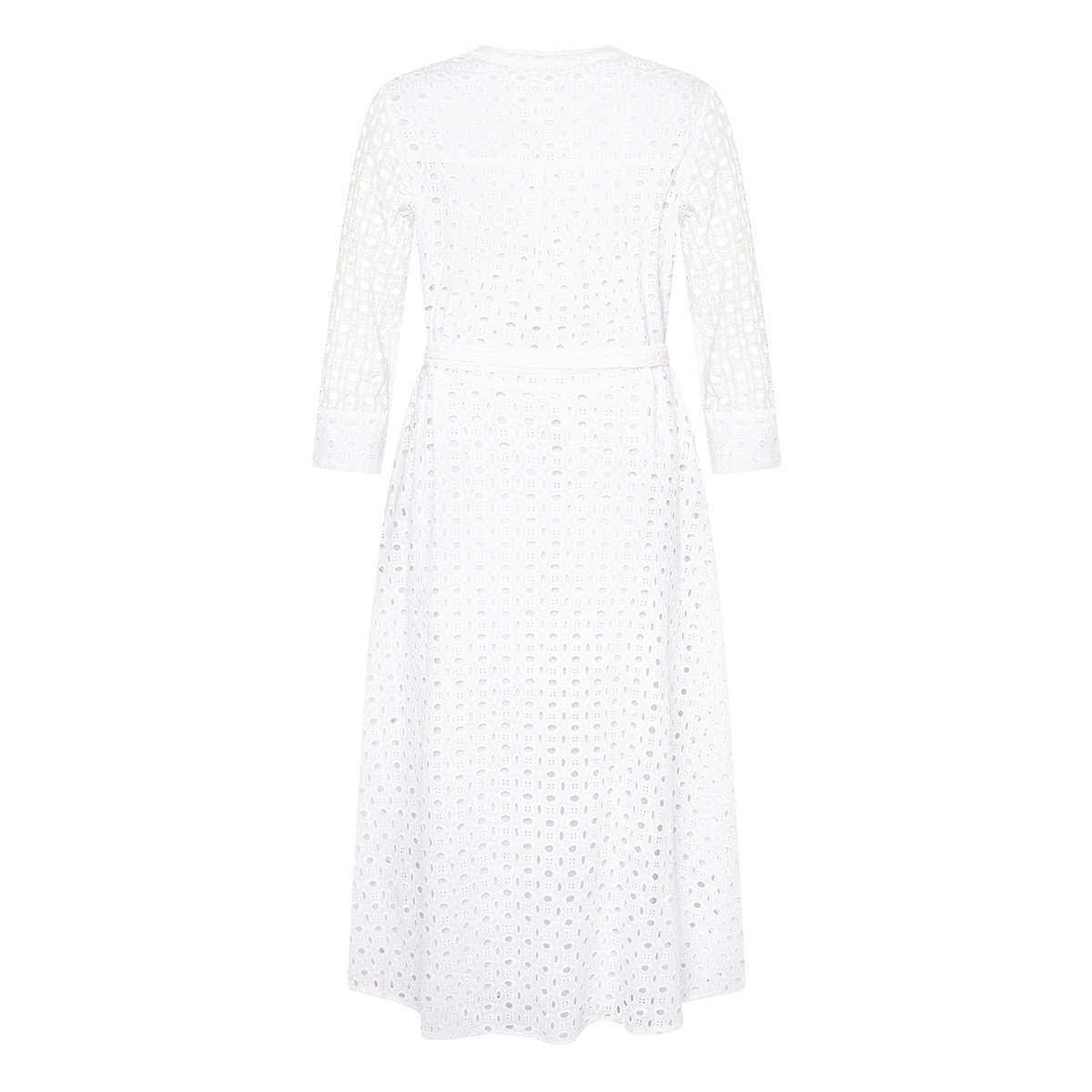 Robe-chemisier à ceinture à nouer blanc, BETTY & CO