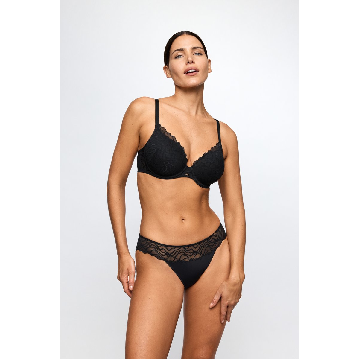 Soutien gorge rembourré - forme coeur NILLO noir, MARIE JO