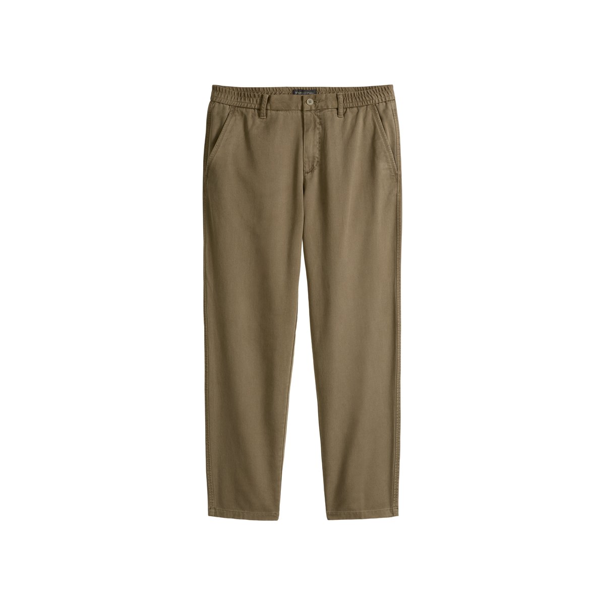Chino modèle Belsbo Jogger relaxed en TENCEL™Lyocell et coton bio marron, MARC O'POLO