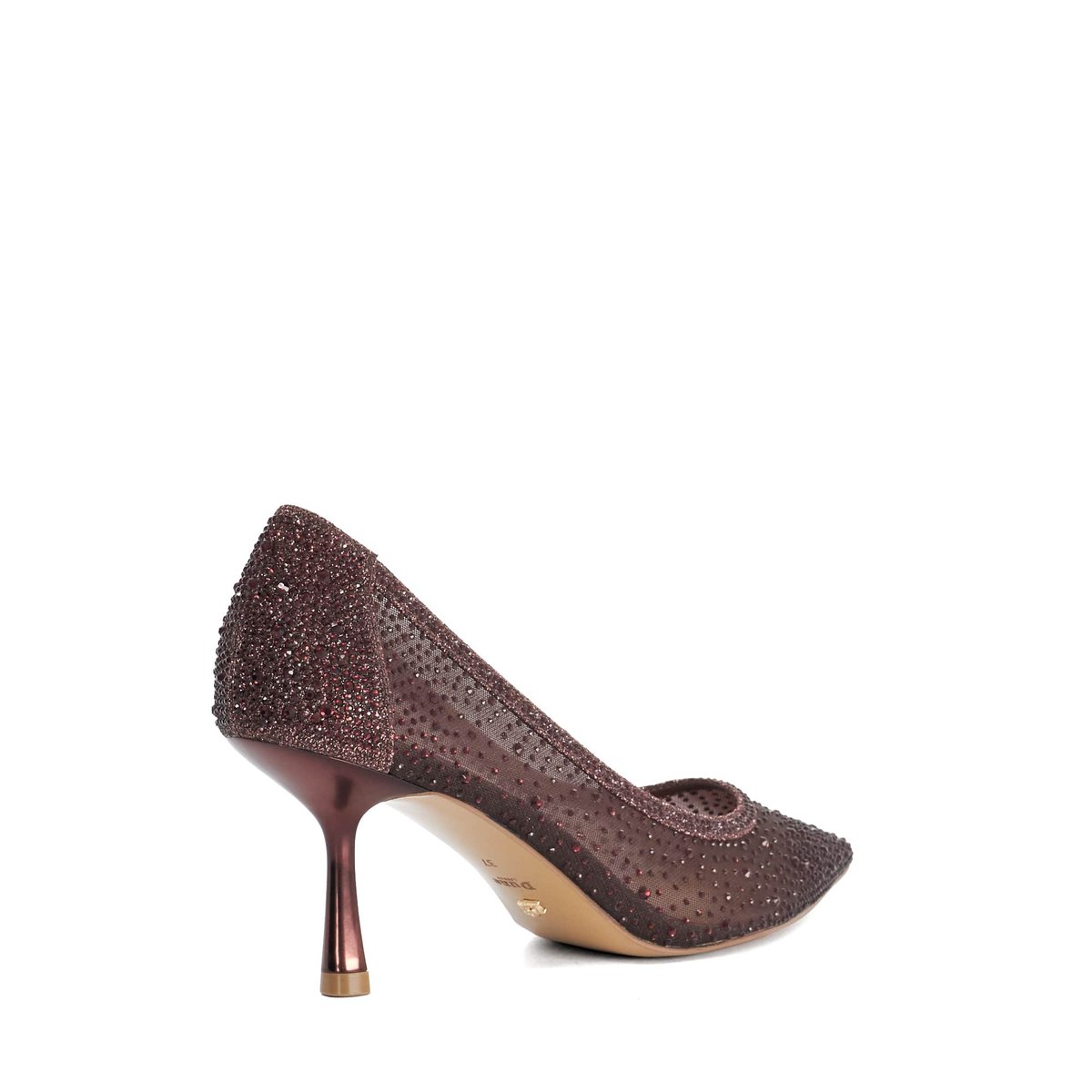 Escarpins ornés de résille - BRIVELLE burgundy-synthetic, DUNE LONDON