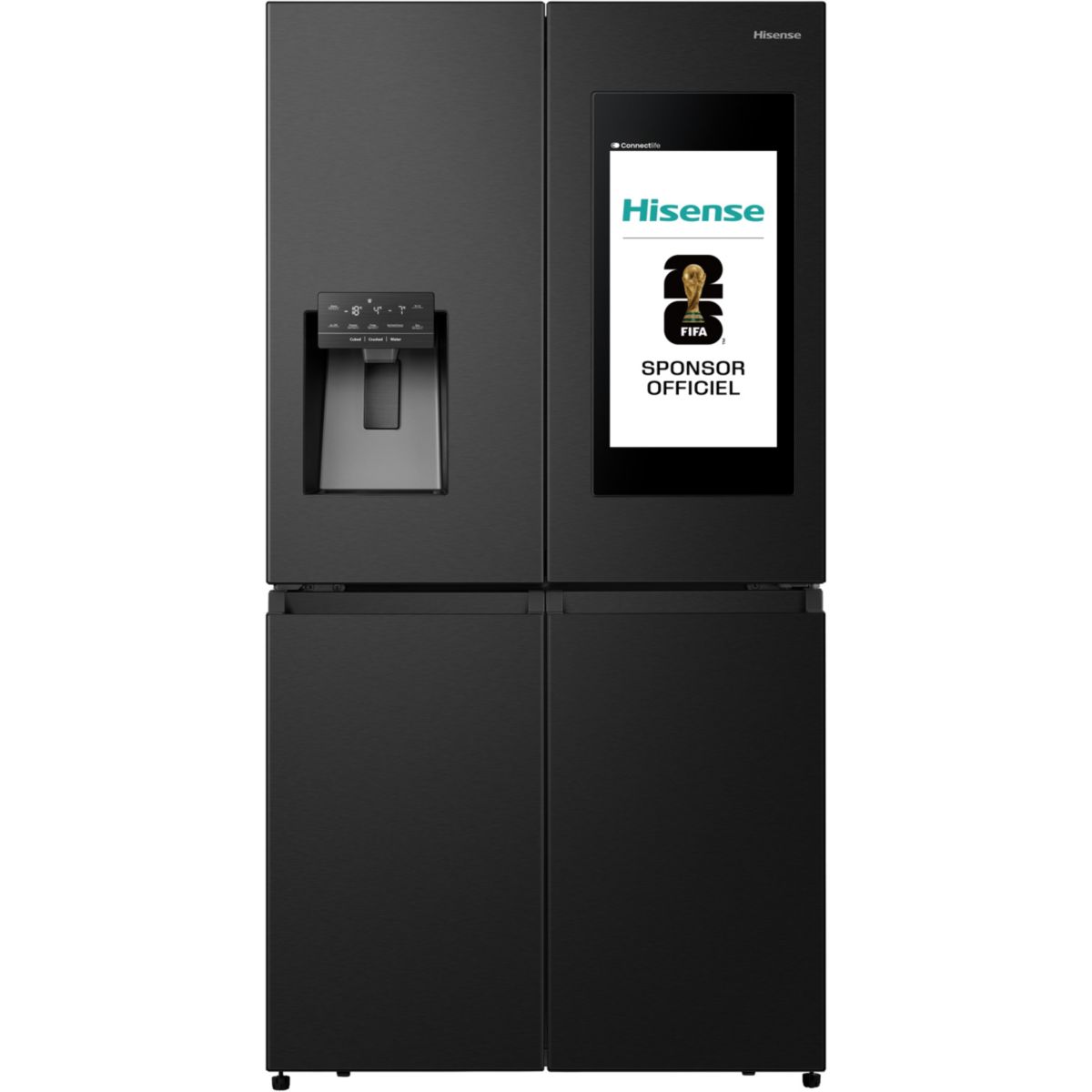 Réfrigérateur multi portes RQ760N4IFE SmartScreen inox, HISENSE