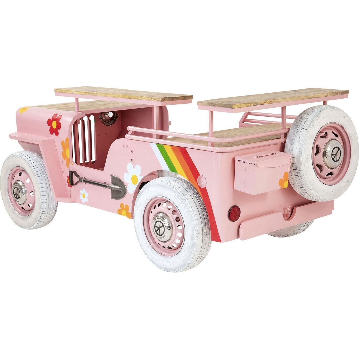 Bar voiture, FLOWER POWER rose, KARE DESIGN
