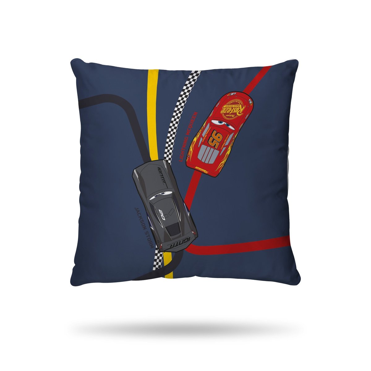 Parure de lit Cars Disney, FLASH RAMIREZ STORM blanc, DISNEY