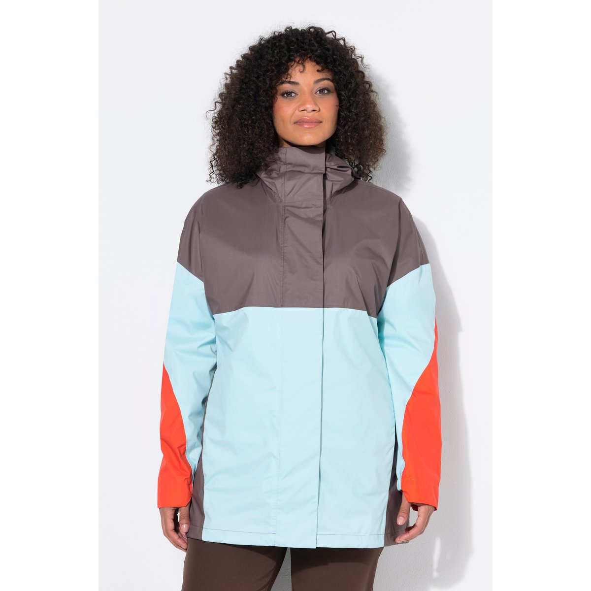 Veste technique HYPRAR Zip-In taupe foncé, ULLA POPKEN