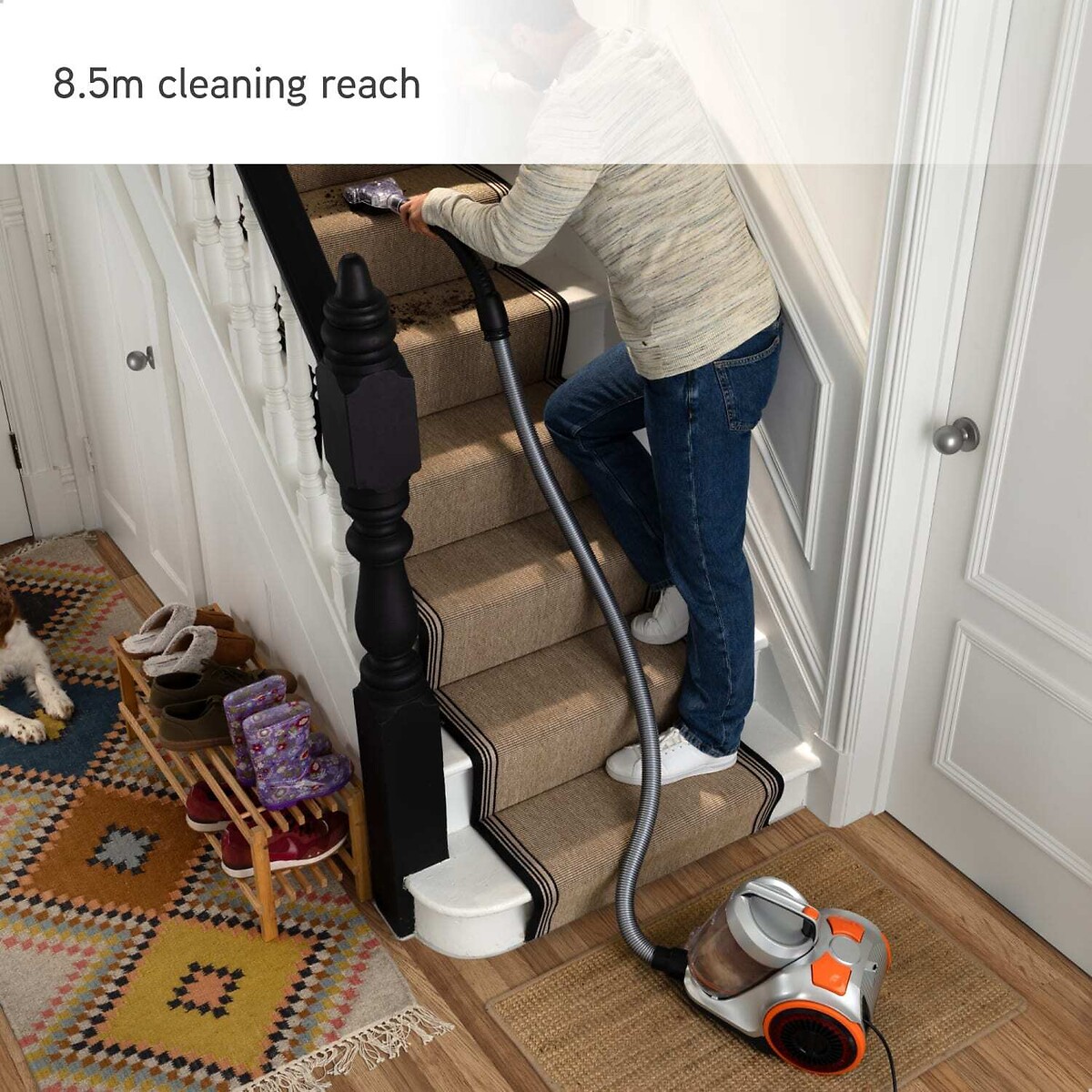 PickUp Ped Corded Cylinder Vacuum Cleaner - CDCY-PPXD orange, VAX