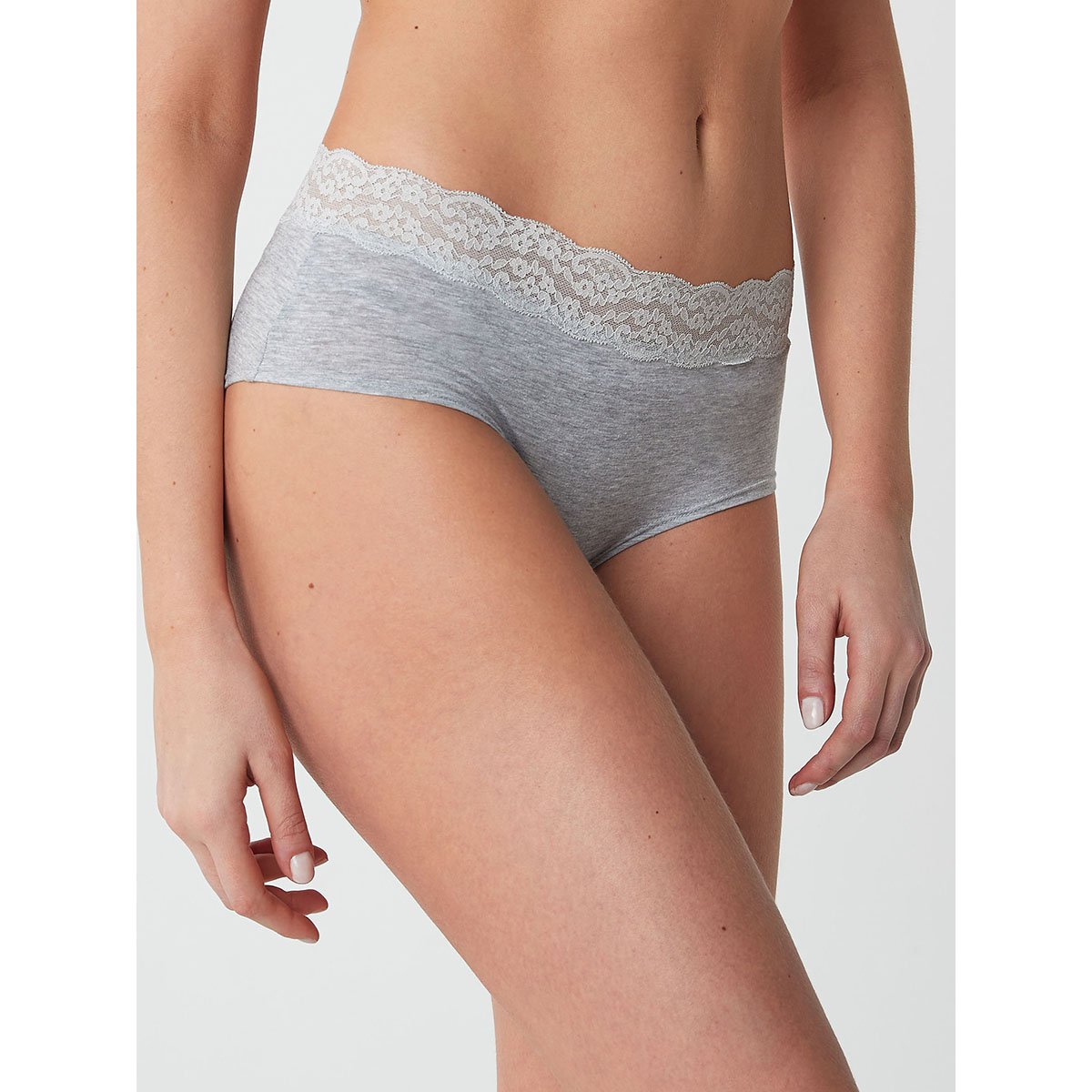 Culottes mi-hautes dentelle, lot de 4 monochrome, NEXT