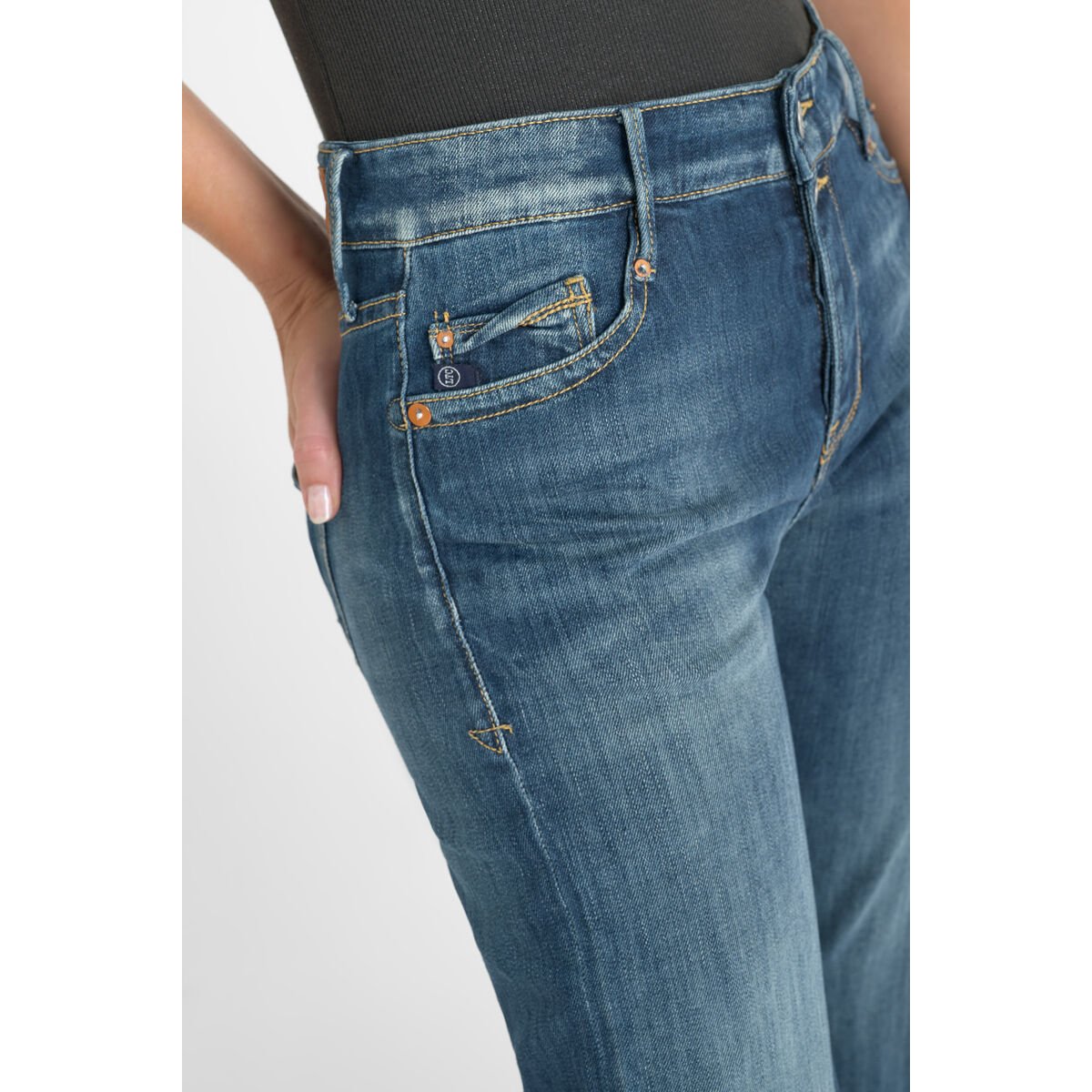 Jeans droite 400/18, 7/8ème blue, LE TEMPS DES CERISES