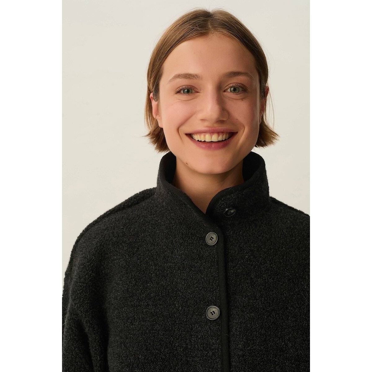 Zlavina Knitted High Neck Jacket 90000057, DES PETITS HAUTS