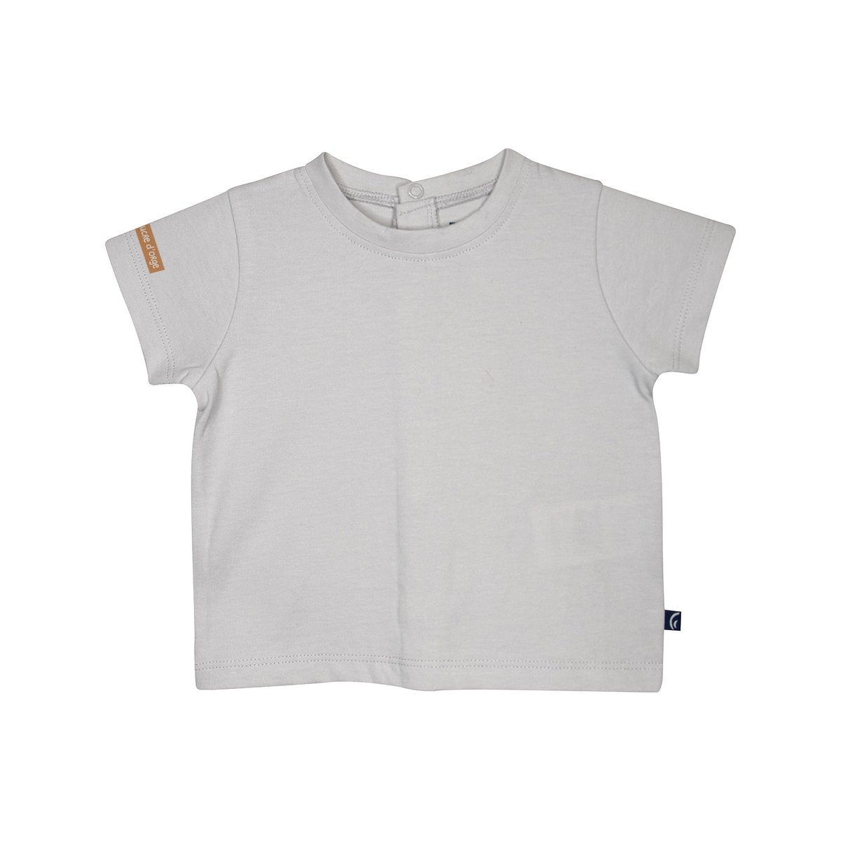 Tshirt salopette narcisse twill court bebe beige, SUCRE D'ORGE