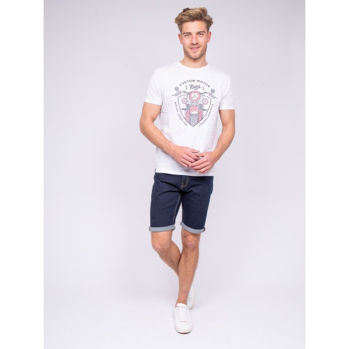 T-shirt Col Rond Pur Coton Nerlin gris, RITCHIE