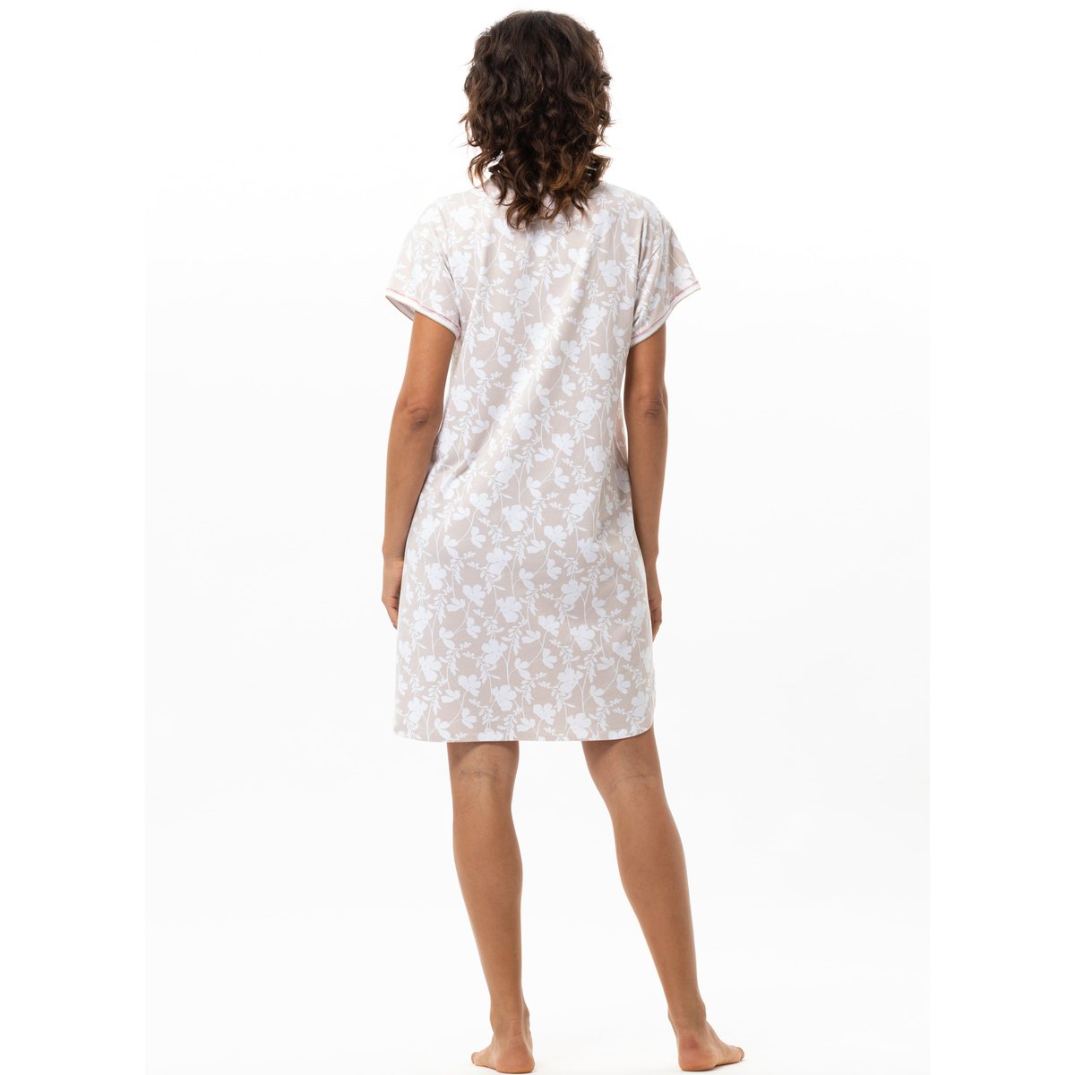 Chemise de nuit en coton modal SIESTA 201 multicolore, LE CHAT